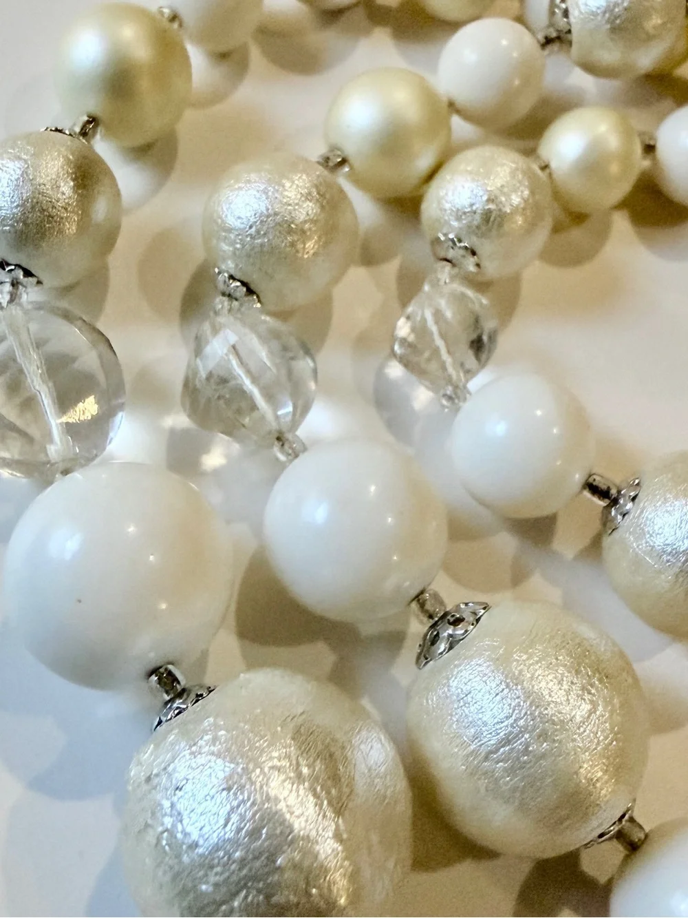Costume Multi-Strand Pearl style Necklaces (2)